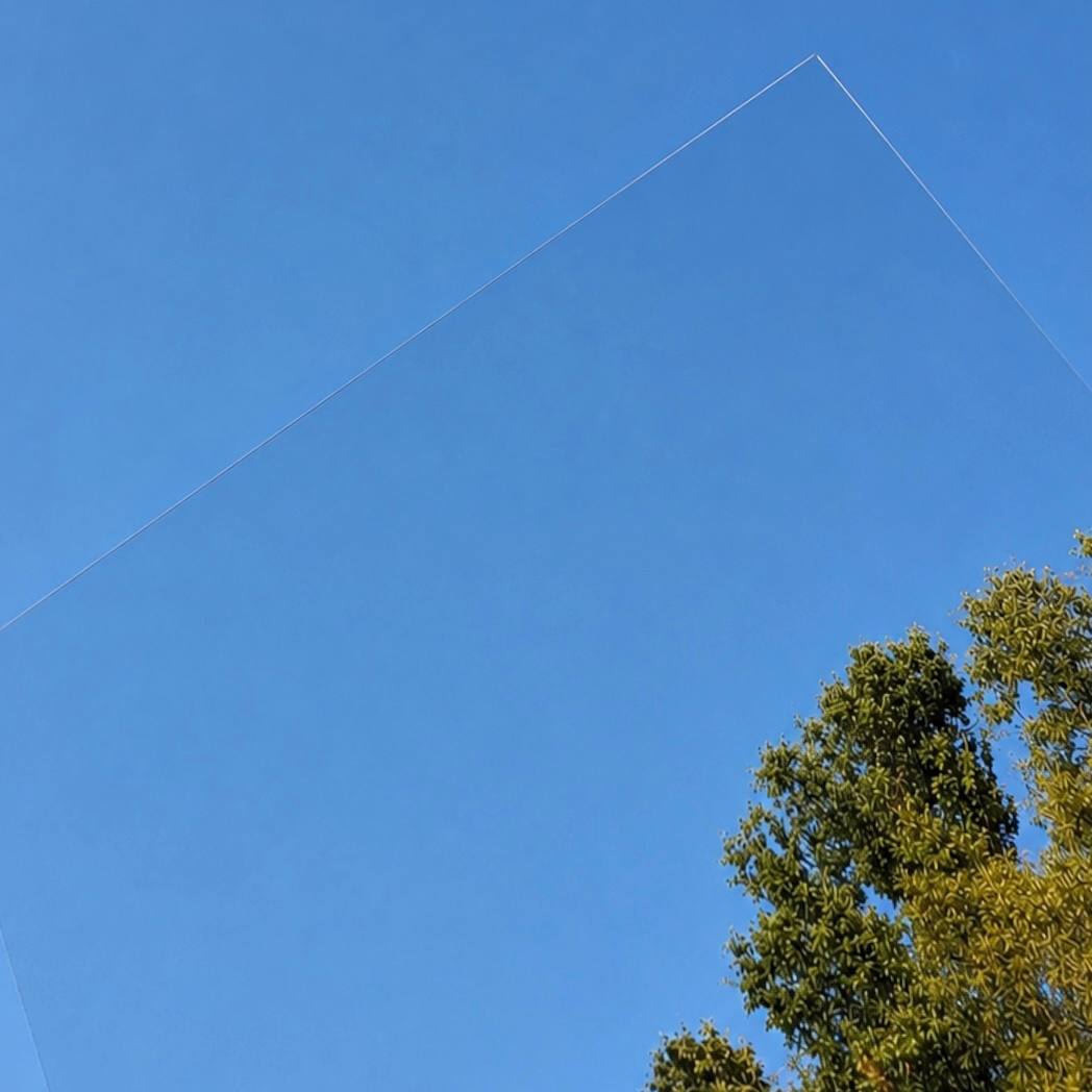 монолітний полікарбонат 3мм прозорий 1000*2050мм 2УФ антивандальний BauGlas FSX professional