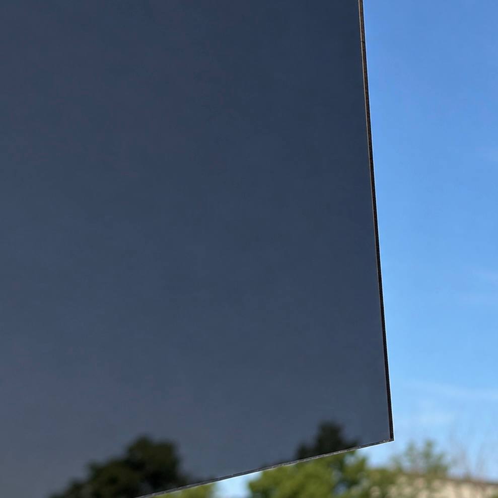 монолітний полікарбонат 4мм графіт 2050*6100мм 2УФ антивандальний BauGlas FSX professional