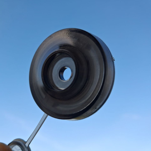 Термошайба из поликарбоната MAKROLON (Germany) универсальная с EPDM-уплотнителем, цвет: графит, для самореза Ø 4,8–5,3 мм