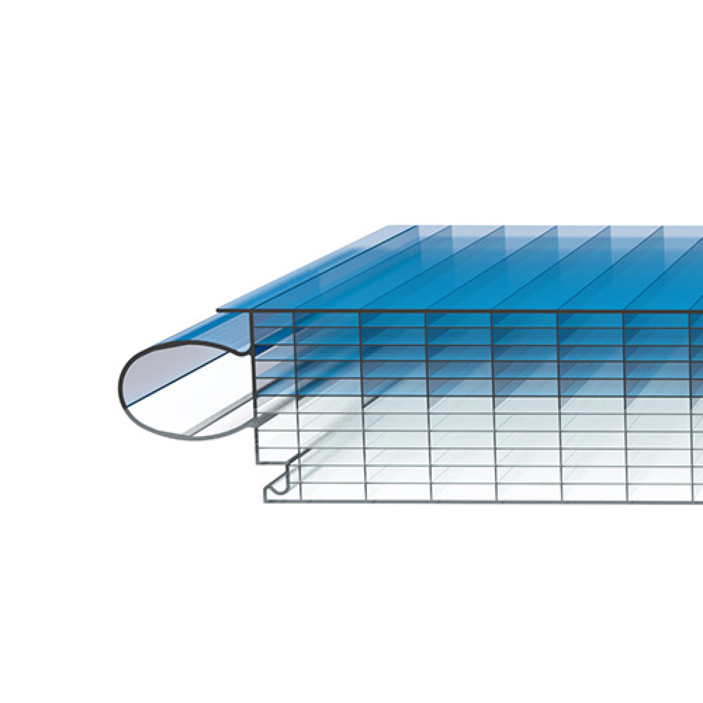 Фасадна панель PC 2560-12 DuoColor Heatbloc S / opal 067