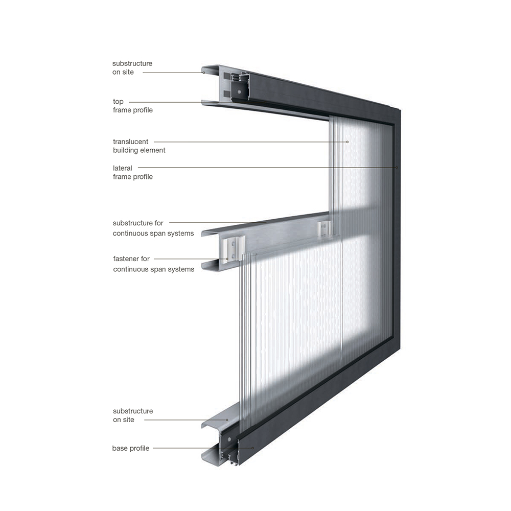 Фасадна панель PC 2550-10 DuoColor crystal - black