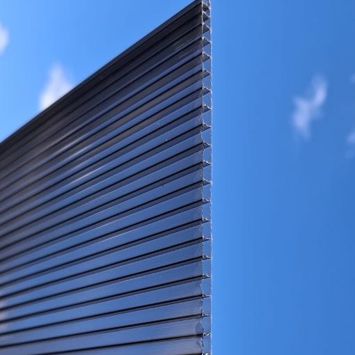 сотовий полікарбонат 4мм графіт 1УФ BAUGLAS ST LONGLIFE PREMIUM