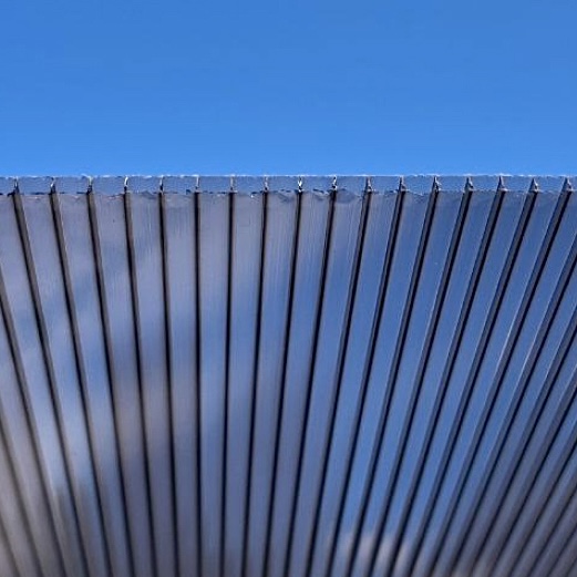 сотовий полікарбонат 6мм графіт 1УФ SOTOTHERM STANDART