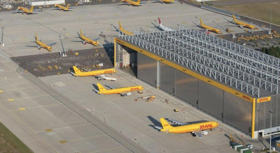 АЭРО АНГАРЫ в Г.ЛЕЙПЦИГ ДЛЯ DHL И В Г.ФРАНКФУРТ ДЛЯ LUFTHANSA
